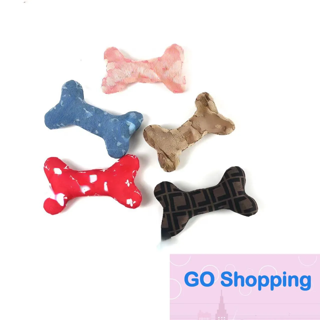 Eenvoudig exportspeelgoed Luxe serie Cute Pet Dog Sound the Toy Dog Bone Toys