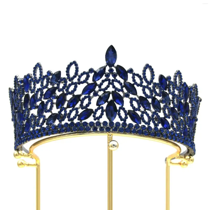 Fermagli per capelli Corone floreali per matrimoni Corone in lega di zinco Diademi fatti a mano CZ Copricapo da sposa Accessori per feste di compleanno