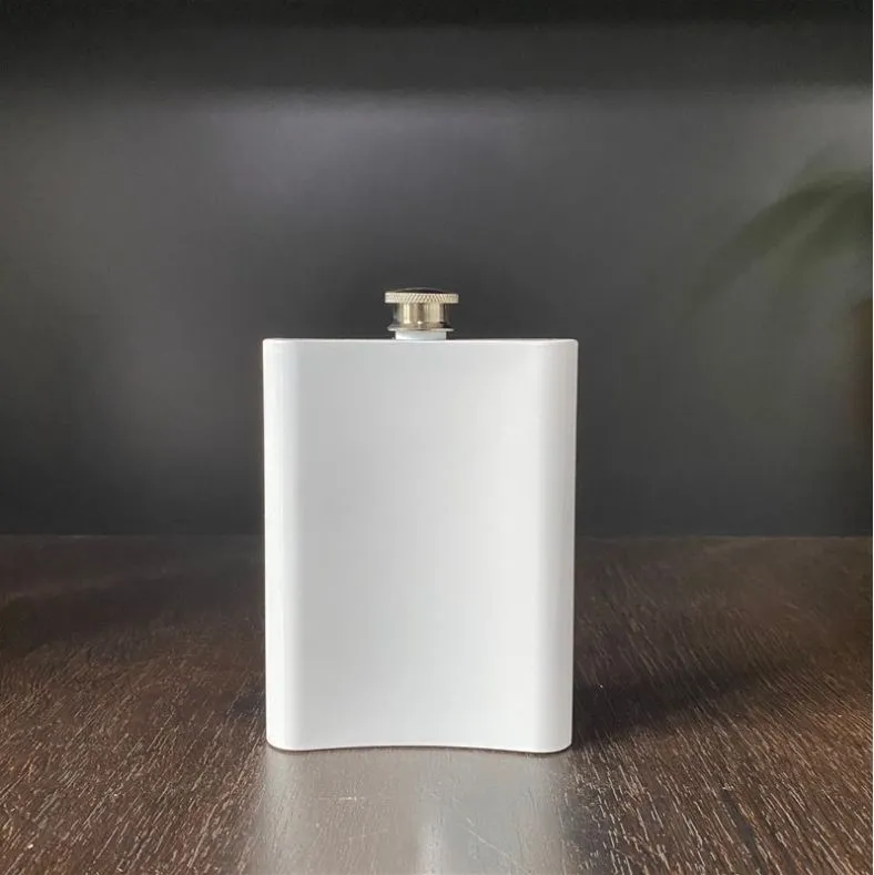 Sublimation flask 8oz hip flask stainless steel 304 double wall for diy lover best outdoor activity