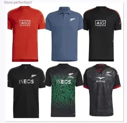 T-shirts 2022 2023 All Super Rugby Jerseys Black New Jersey Zealand Fashion Sevens 22 23 Vest Polo Maillot Camiseta Maglia Tops