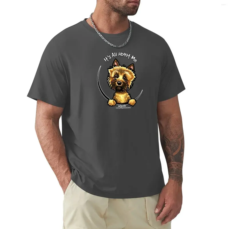 رجال Polos Cairn Terrier :: كل شيء عني قميص طباعة حيوانات للحيوانات للأولاد