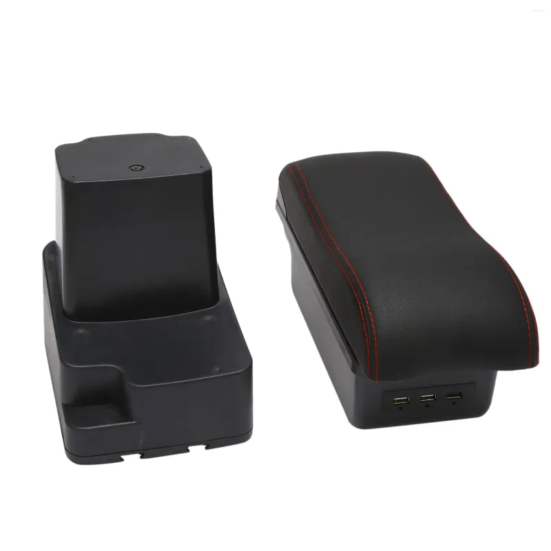 Auto Organizer Armlehnenbox Aufbewahrungszubehör Innenraum mit USB für SOLARIS 2010-2023