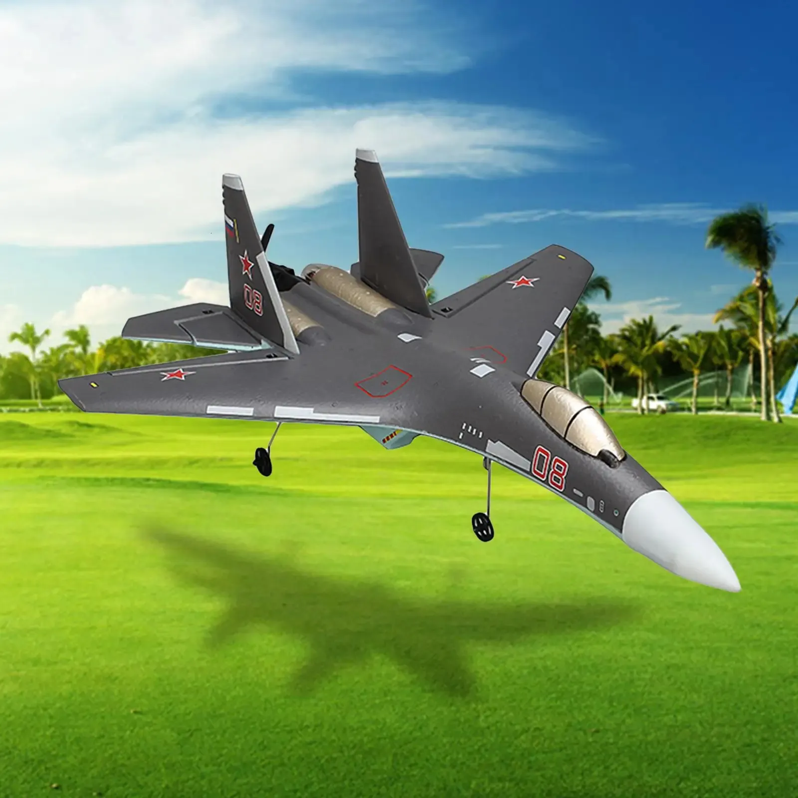 SU-35 Remote Control Aircraft RC Airplane Outdoor Toy for Kids & Beginners