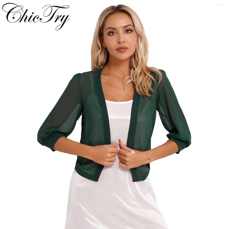 Women's top chiffon cardigan