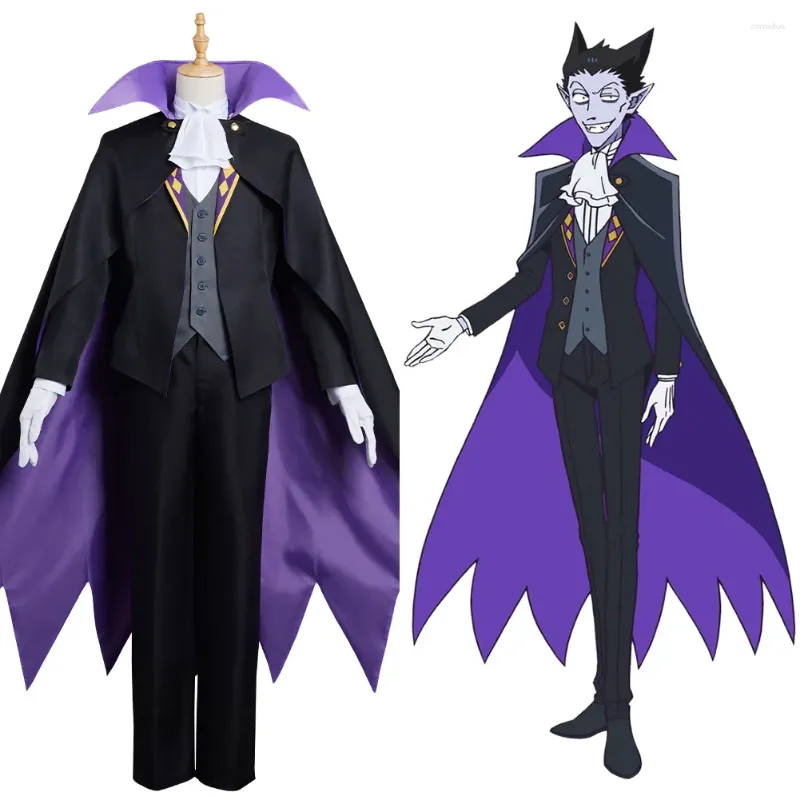 Costumes d'anime le Vampire meurt en un rien de temps, Costume de Cosplay Draluc, Costume de carnaval d'halloween