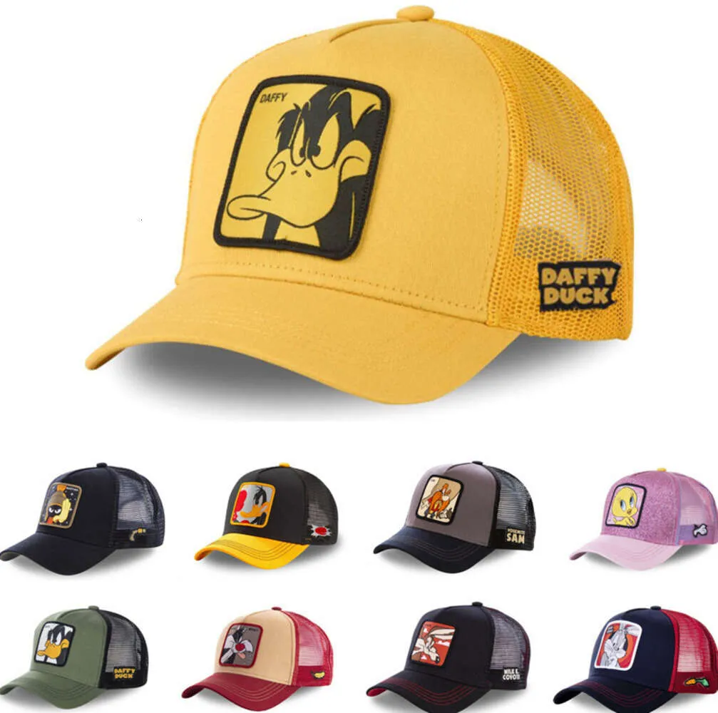 Szaliki ustawiają czapki kulkowe czapki piłki nowa marka Anime Bunny Looney Taz Duck Snapback Cap Cotton Baseball Cap Men Kobiety Hip Hop Dad Hat Hat Trucker Hat i szalik