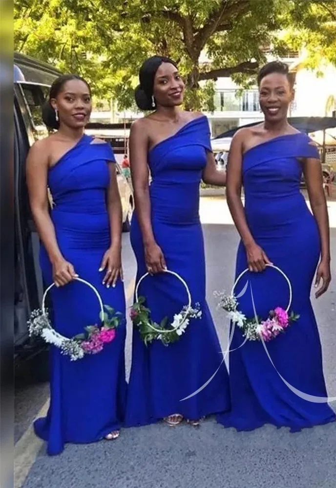 Cobalt blue plus size hotsell bridesmaid dresses