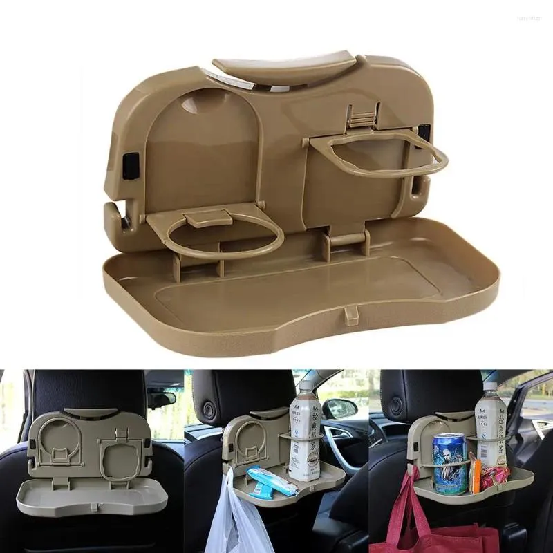 Drink Holder Selling 1pcs Foldable Car Back Seat Table Auto Food Cup Tray Stand Desk Accessories Mount