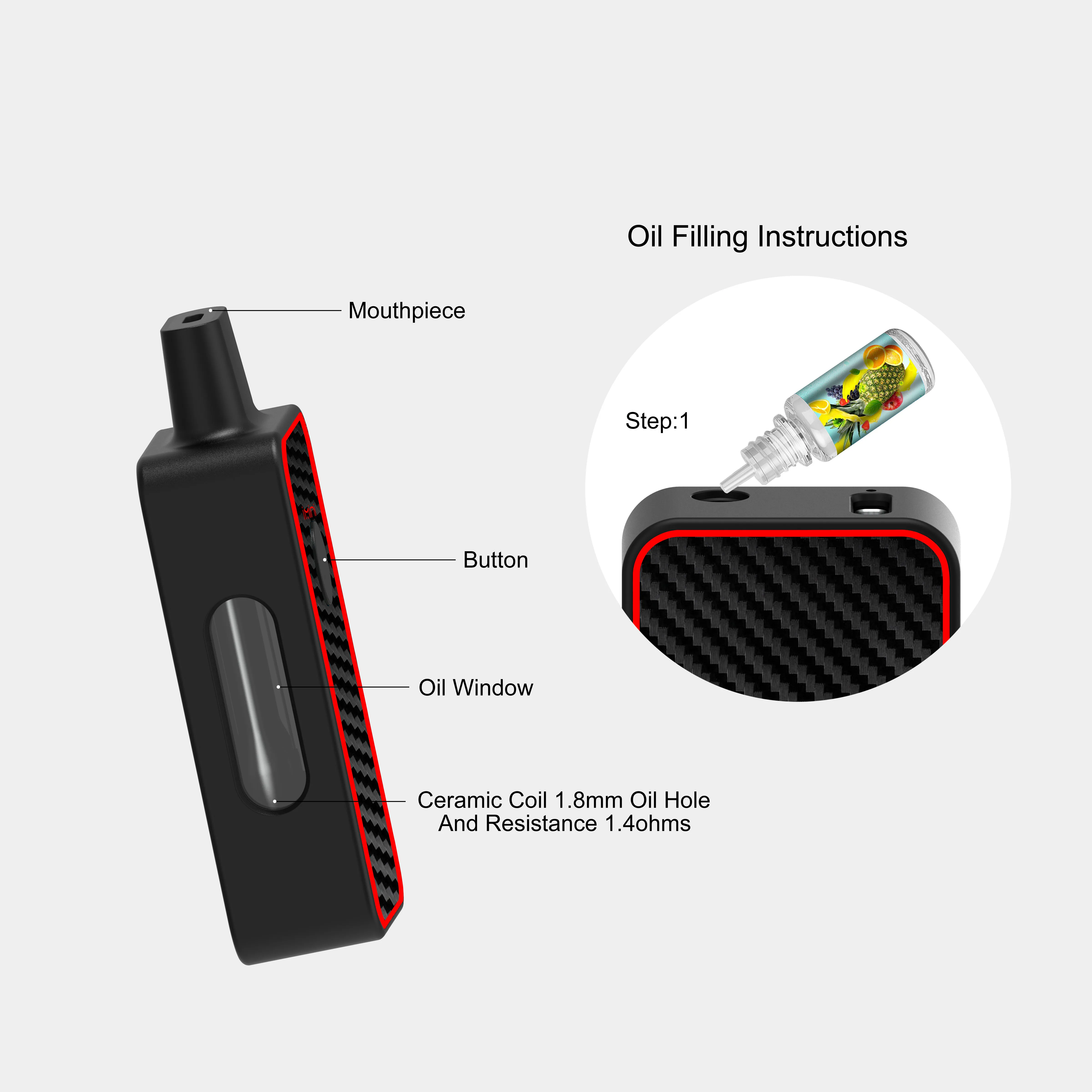 Vapeur suivante 4/5 ml en gros de D9 D8 D10 Dispostable Cartriche en céramique personnalisée Kits Pod Pod Système de pod 1500 2000 Puff Bar Vaporizer Vape Distributeur