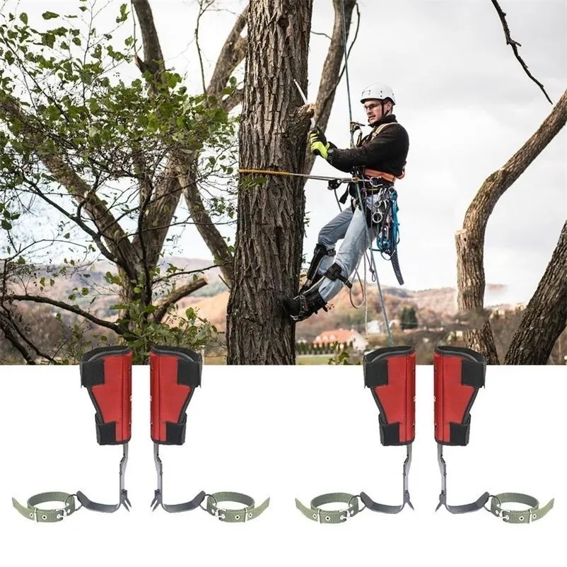 Imbracature da arrampicata Attrezzatura per arrampicata su alberi Punte per arrampicata su alberi per scarpe Stivali Attrezzatura per arrampicata su alberi Kit manufatto Strumento per aiutante arboricoltore scalatore 231021