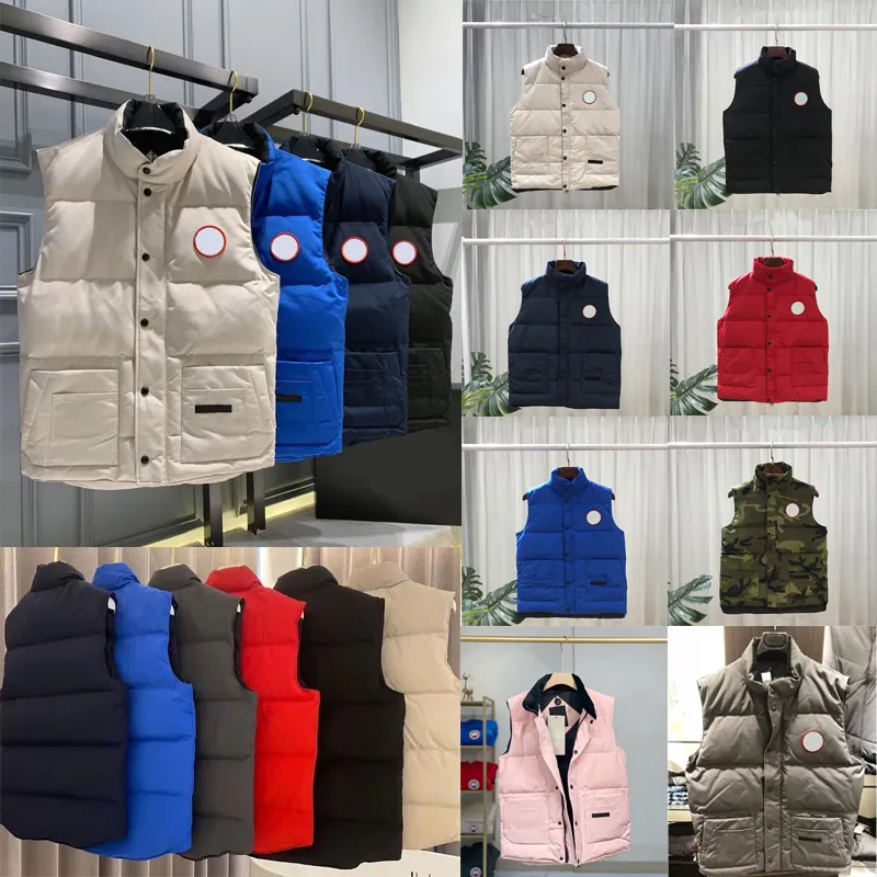 Coletes masculinos Designer jaqueta colete mens gilet puffe jaqueta parka clássico casaco casual luxo para baixo mulheres colete penas cheias material casaco grafite cinza preto branco pop