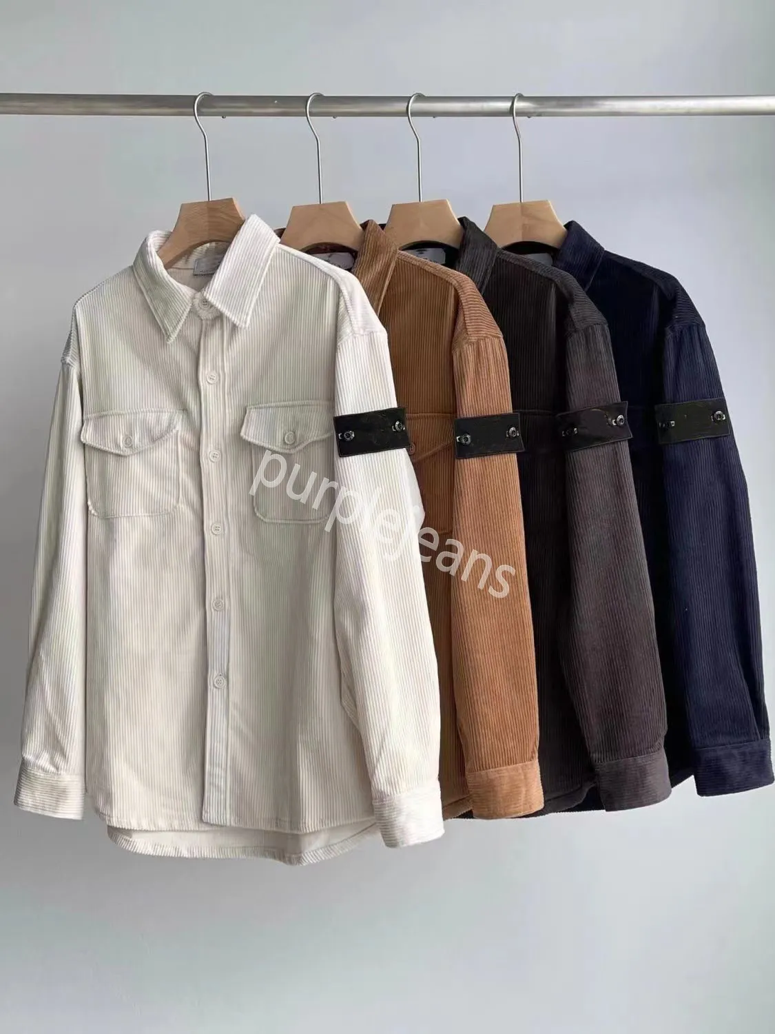 Men's Jackets Compass Designer Stones Island Badges Zipper Stone Outerwear Mesh Metal Nylon Overalls Shirt Jacket High End Brand Out