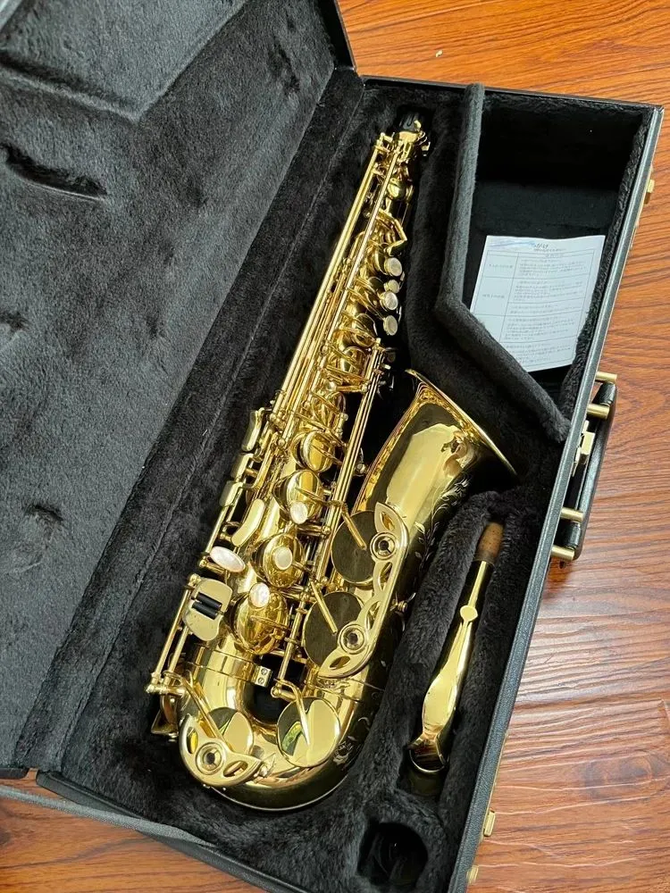 Klasyczny e-flat serii 80II profesjonalny model saksofonu alto jeden na jeden zaawansowany wzór grawerowania wzoru Jazz Instrument