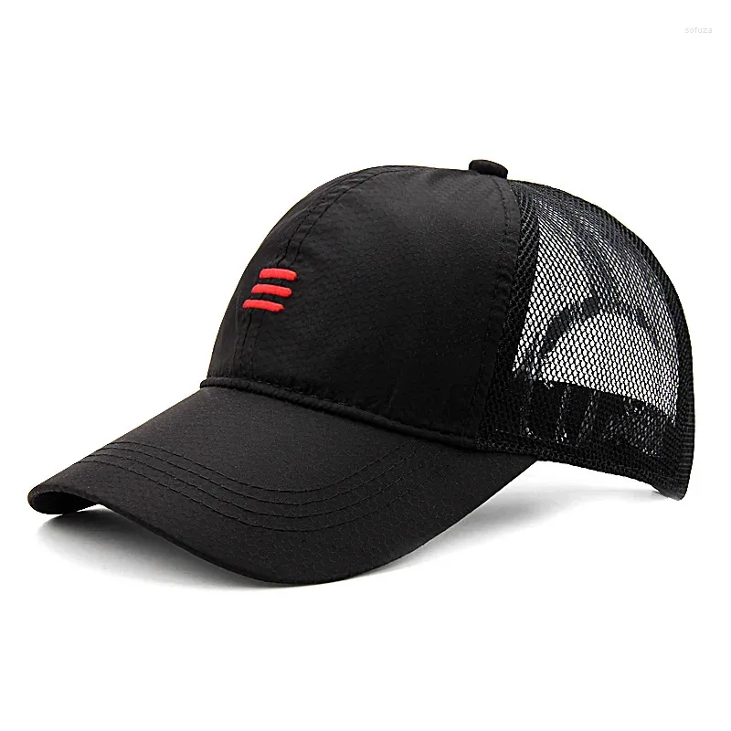 Summer Net Baseball Cap For Men Big Head, Plus Size, Thin Fabric Mesh Sun  Hat With Snapback Available In M 55 59cm And L 60 64cm Sizes From Sofuza,  $10.68