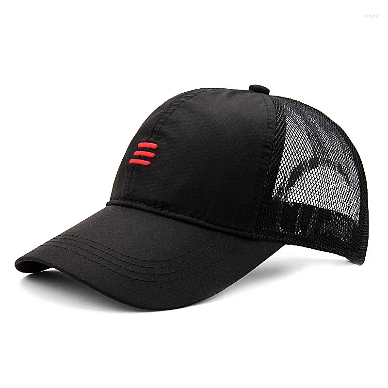 Ball Caps Big Head Man Man plus size Baseball Cap Men Summer Third Mesh Sun Hat Mężczyznę HATS Snapback M 55-59CM L 60-64CM