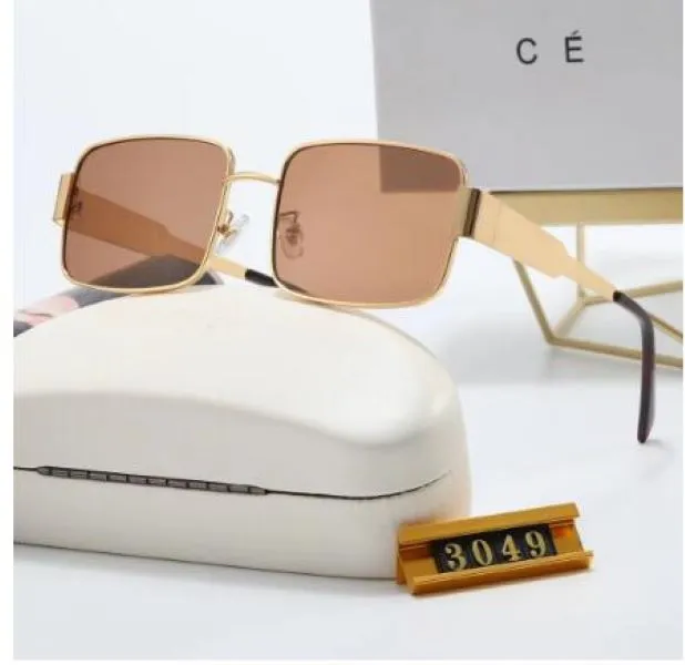 Designer Unisex European Sunglasses Adumbral Metal Frame Luxury Travel Eyewear