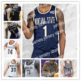 College Basketball Wears Ncaa College Montana State Basketball Jersey Xavier Bishop Jubrile Belo Amin Adamu RaeQuan Battle Abdul Mohamed Tyler Patterson Great Oso