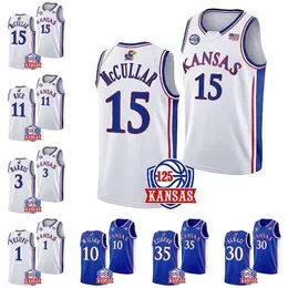 2022-23 Kansas Jayhawks 125th College Basketball Jersey Zakiyah Franklin Chandler Prater Zuby Ejiofor Paul Pierce M.j. Rice Kyle Cuffe