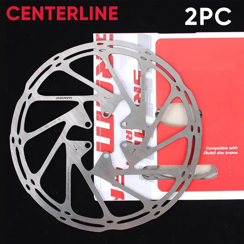 Cykelgrupper Set Fit Rotor 160mm MTB Cykelbromsskiva Centerline Rotorer 180mm 203mm Mountain Bike Hydraulic Disc Brake Rotor för 231023