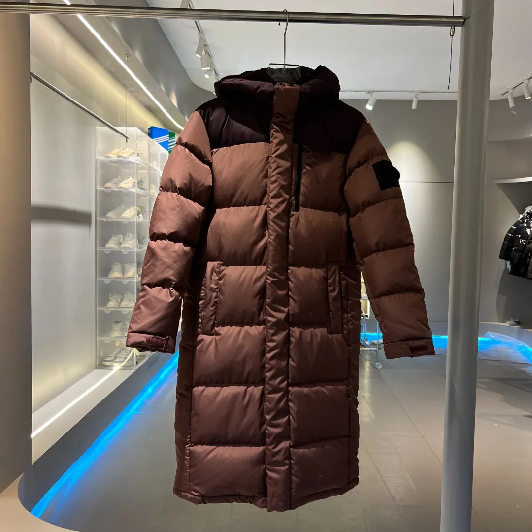 Designer High Street Fashion Northern Winter Outdoor Down Veste Pure Coton Lettre brodée Hommes et femmes portent des vêtements chauds FKQS