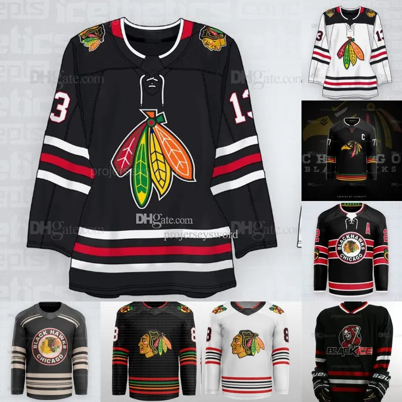 Blackhawks jersey in black sale