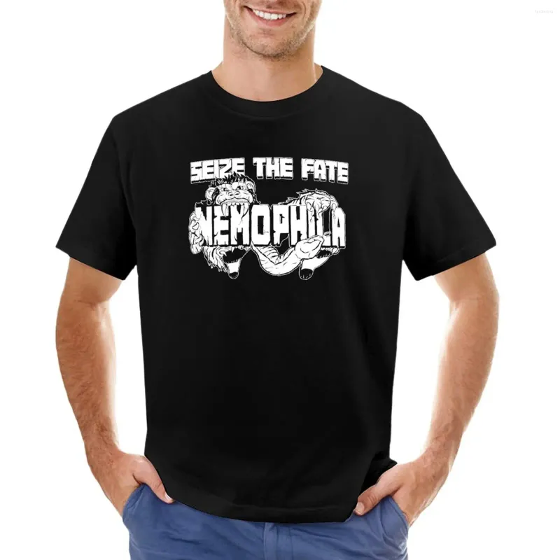 Men's Polos Nemophila Seize The Fate T-Shirt Custom T Shirts Design Your Own Short Boys White Mens Tall
