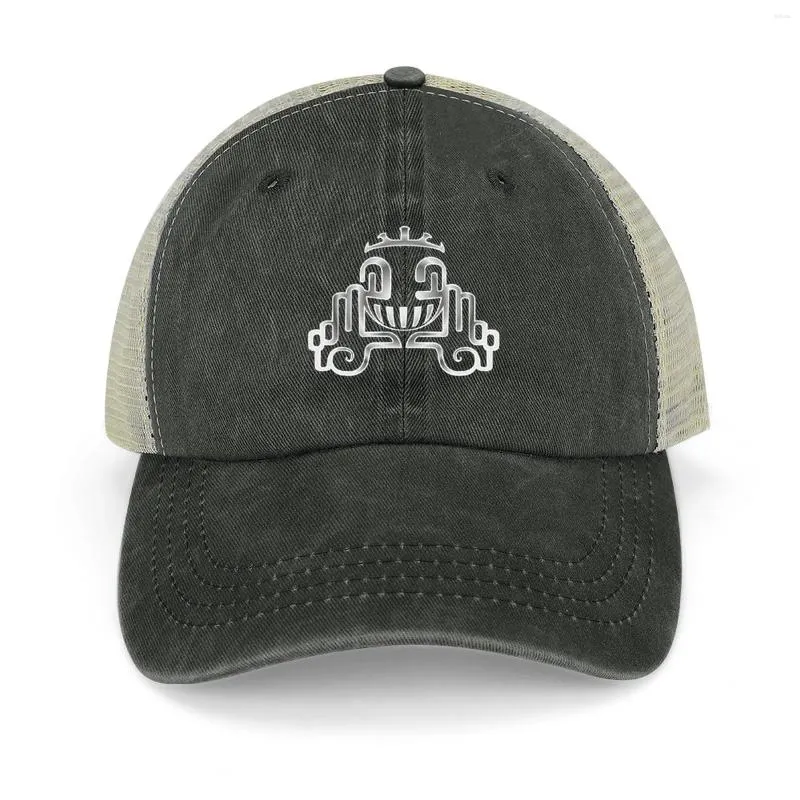 Boll Caps Metal Spiral Tribe Logo Cowboy Hat Rugby Kids Snapback Cap Men Kvinnor