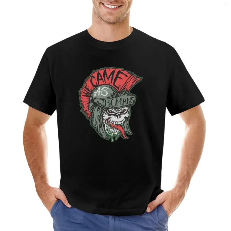 Herenpolo's Skull Warrior T-shirt Sportfan T-shirts Grappige T-shirt