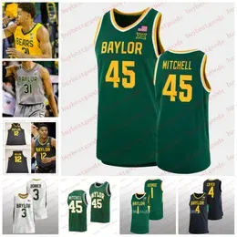 New College Wears Ncaa Baylor Bears Basketball Jersey Adam Flagler Lj Cryer Keyonte George Flo Thamba Jalen Bridges Langston Love