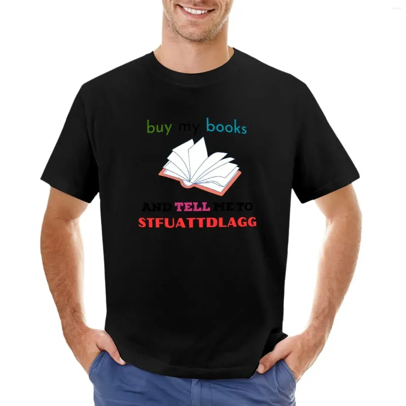 Herenpolo's Koop me boeken en vertel het aan Stfuattdlagg T-shirt Sweatshirts T-shirt Man Heren