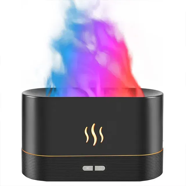 Ätherische Öle Diffusoren 2023 Flamme Luftbefeuchter USB Aroma Diffusor  Raumduft Nebel Maker Öl Diffusoren Für Home Living Büro 231023 Von 11,36 €
