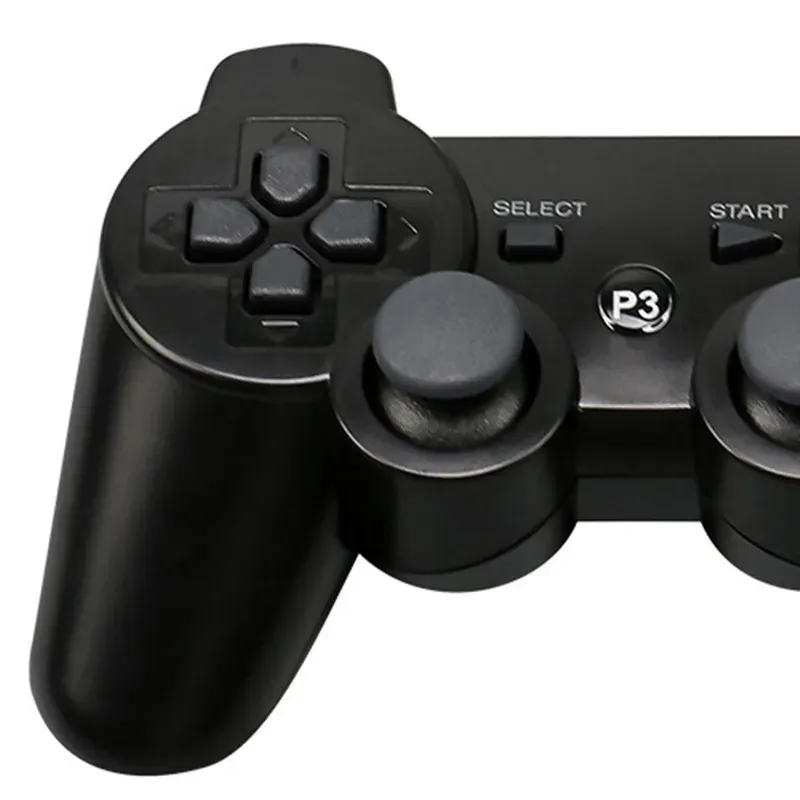 Contrôleur Ps3 Bluetooth sans fil Dualshock 3 pour contrôleurs de jeu de manette de jeu P3 avec boîte de vente au détail 12 LL