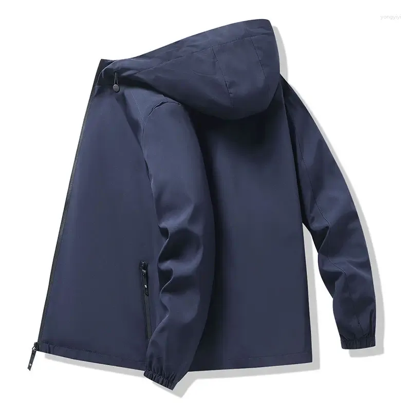 Vestes de course à capuche pour hommes, vêtements de sport thermiques respirants et respirants pour vélo de descente, Chaqueta imperméable Hombre