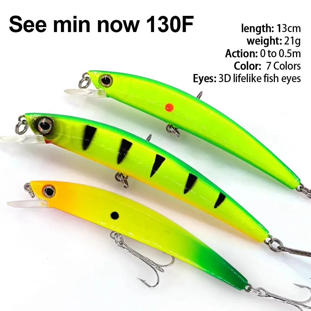 Makebass 13cm 21g Floating Minnow Pike Fishing Lures Artificial Jerkbait  Wobblers For Trout, Pike, And Sea Bass Tackle From Zhao09, $10.5