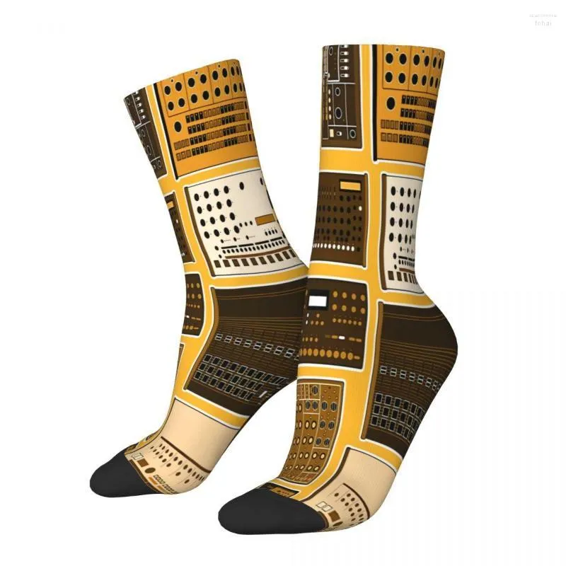 Herrensocken Herren Drum Machine Ensemble Modular Synthesizer Männlich Herren Damen Sommerstrümpfe Hip Hop