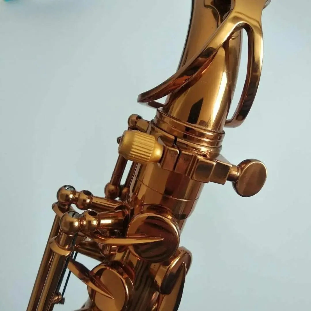 Saxofon ersättningsrör halsfästning skruvgud nagel för att förbättra tonen och förbättra vibrationsböjning av kopparblomma skruv