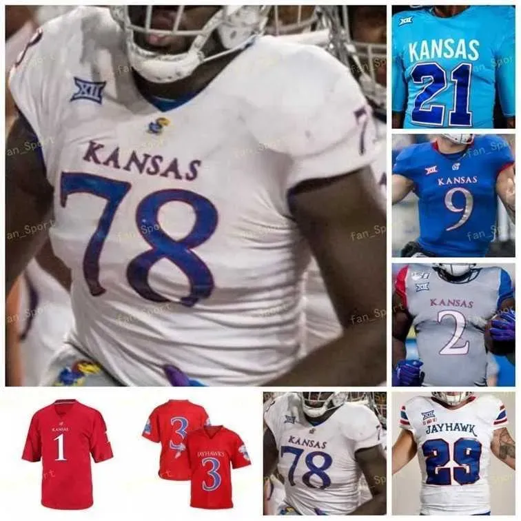 Football Kansas Jayhawks Jersey College 10 Khalil Herbert 2 Daylon Charlot 78 Hakeem Adeniji 3 Aqib Talib 3 Miles Kendrick 7 Thomas