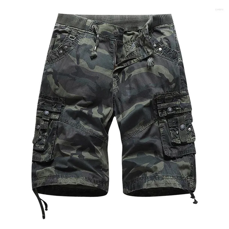 2023 Summer Mens Camouflage Cargo Hiking Shorts Men With Army Style