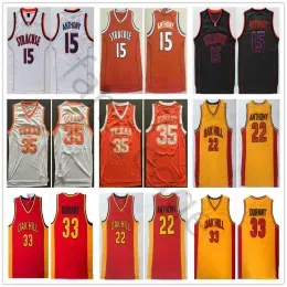 Basketball New #15 College Ncaa Syracuse Orange Carmelo Oak Hill High School 22 Anthony 33  Texas Longhorns Kevin