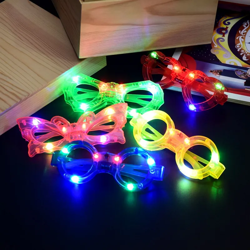 LED-kinderbrillen Party Carnaval Cosplay Maskerade Accessoires Haarfestivalaccessoires Neon Home Party Sfeer Props