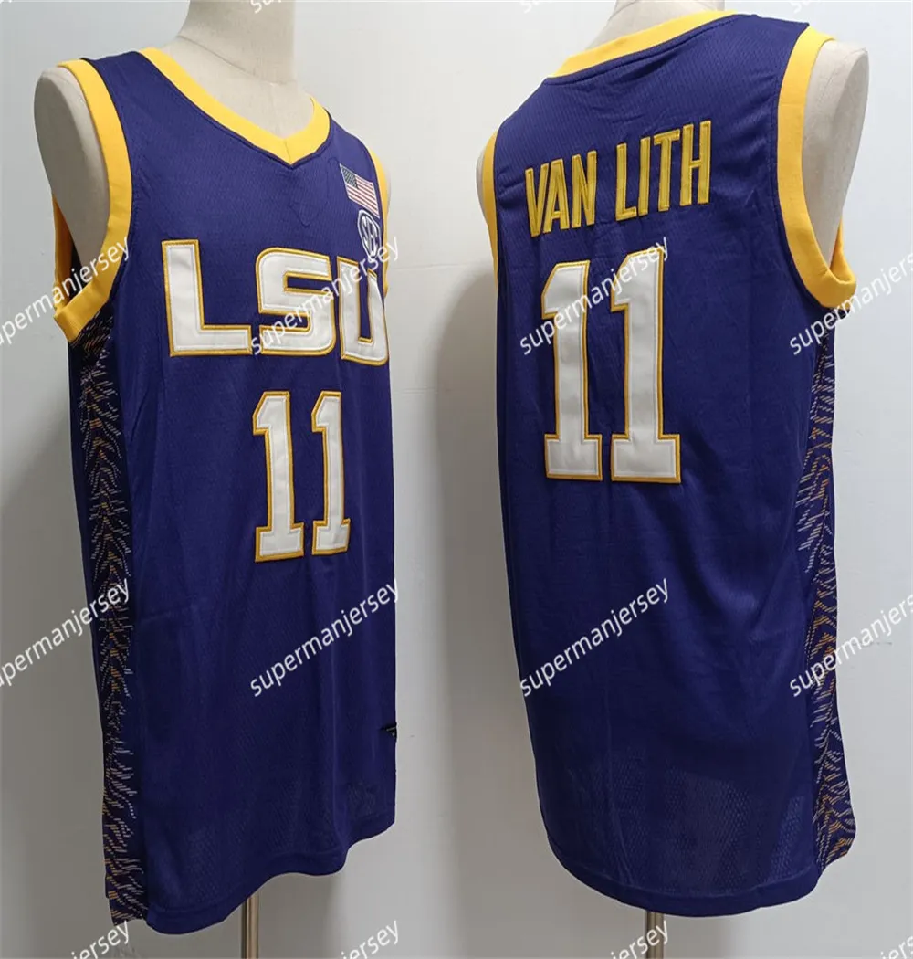 Angel Reese LSU Tigers Basketball Jerseys Mens Womens Stitched Hailey Van Lith LSU Jersey