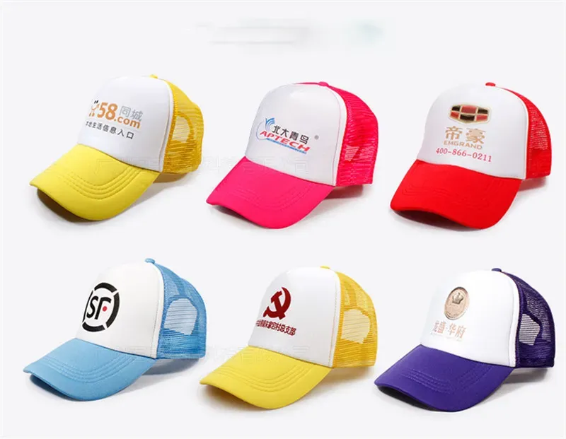 Sublimation Trucker Hat Sublimation Blank Mesh Hat Adult Trucker Caps for Sublimation Printing Custom Sports Outdoor Hat