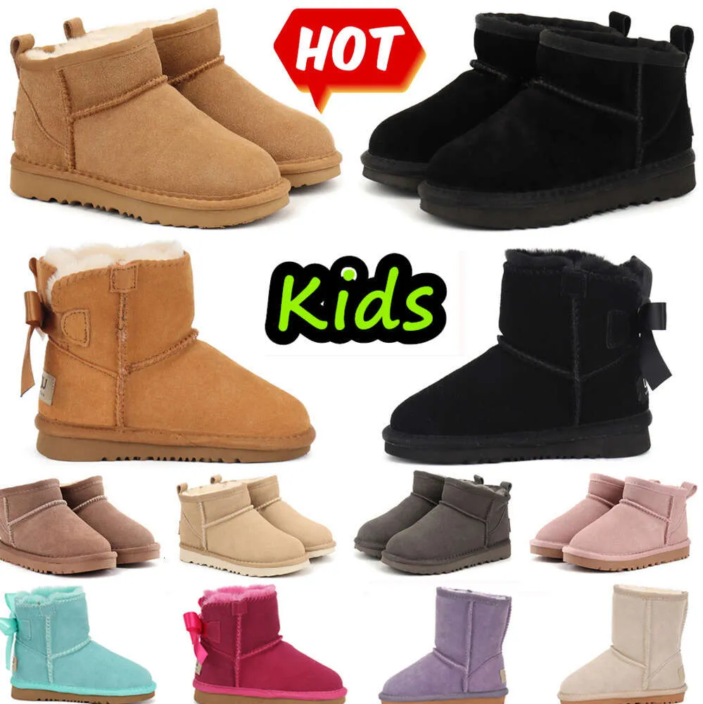 Kids Boots Kid Tasman Kapcieczki Toddler Australia Snow Boot Buty Zimowe klasyczne Ultra Mini Baby Boys Girl