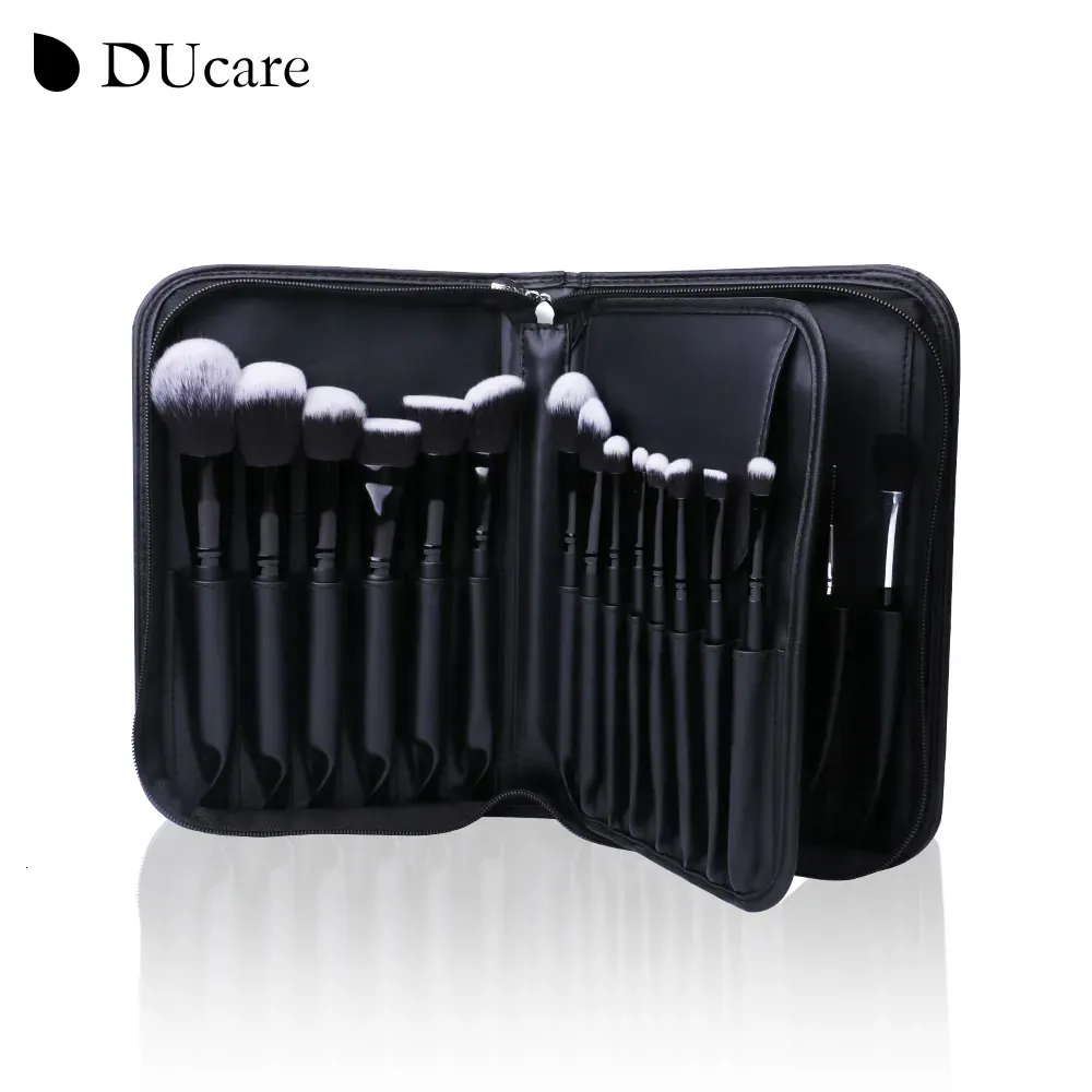 Beauty Microneedle roller DUcare Women Makeup Bags Travel Cosmetic Bag Brushes Case 29 Hole professional Organizer Brush Accessories 231023