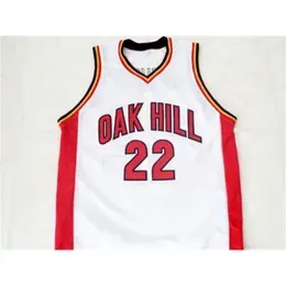 22 CARMELO ANTHONY Oak Hill High School Basketball Jersey Stitched Custom Any Number Name