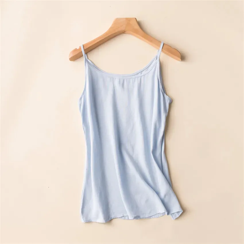 Camisoles Tanks Gowyimmes 대형 크기 S-4xl 여성 면화 린넨 탱크 섹시 슬링 조끼 크롭 탑 레이디 여름 복장 탱크 요약 PD394 231023