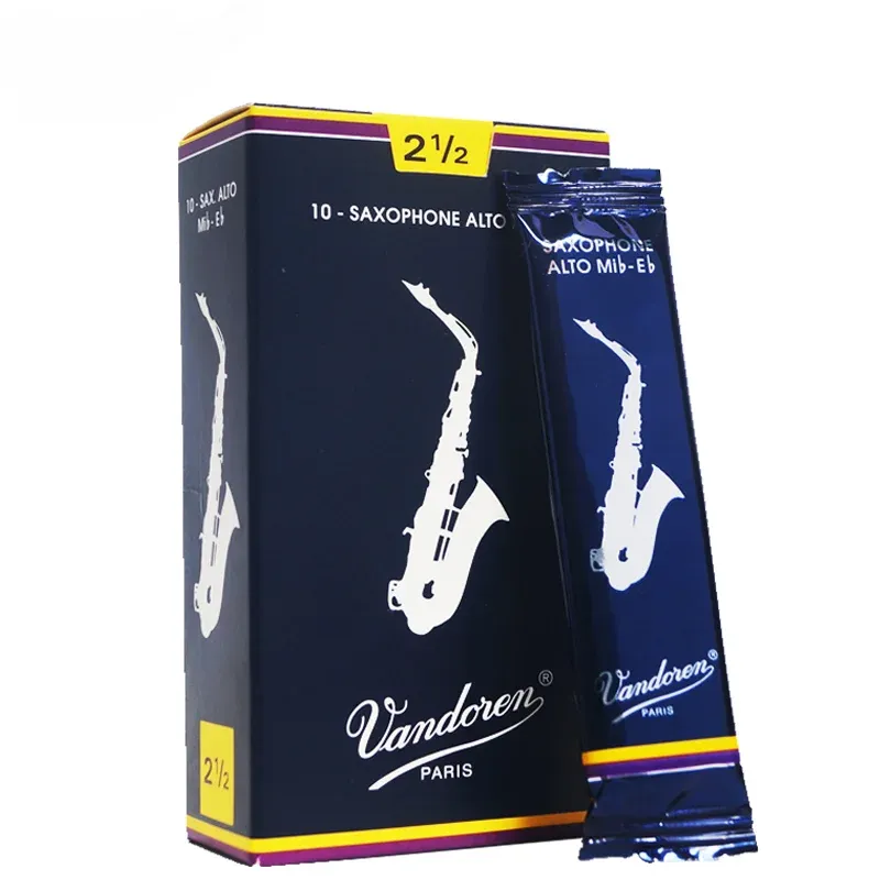 Frankrike Vandoren Classical Blue Box Eb Alto Saxophone Reeds