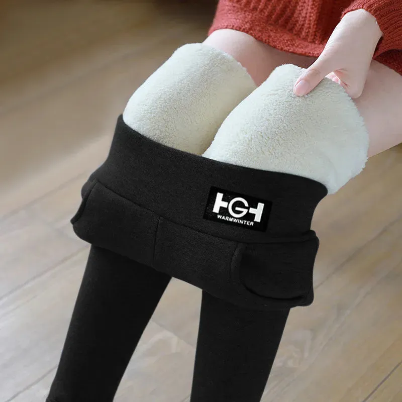 Velvet plush leggings sales
