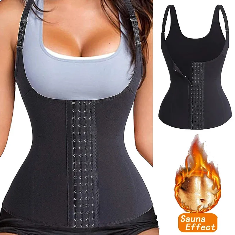 Womens Shapers Waist Trainer Sweat Postpartum Sexy Bustiers Control Belly Women Binders Modeling Strap Corsets Fat Burning Shapewear 231021