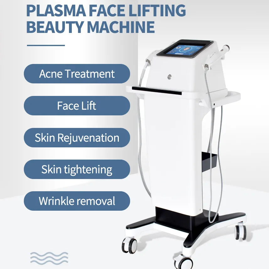 Fashion Design Plasma Ultrasound Skin Tightening Anti-aging Face Firming Smooth Acne Bacteria Destroying 2 in 1 Beauty Center